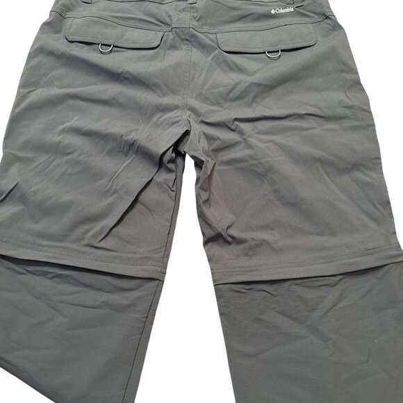 Columbia Mens Convertible Hiking Pants Gray Size 14  Nylon Lightweight Outdoor - Picture 7 of 10
